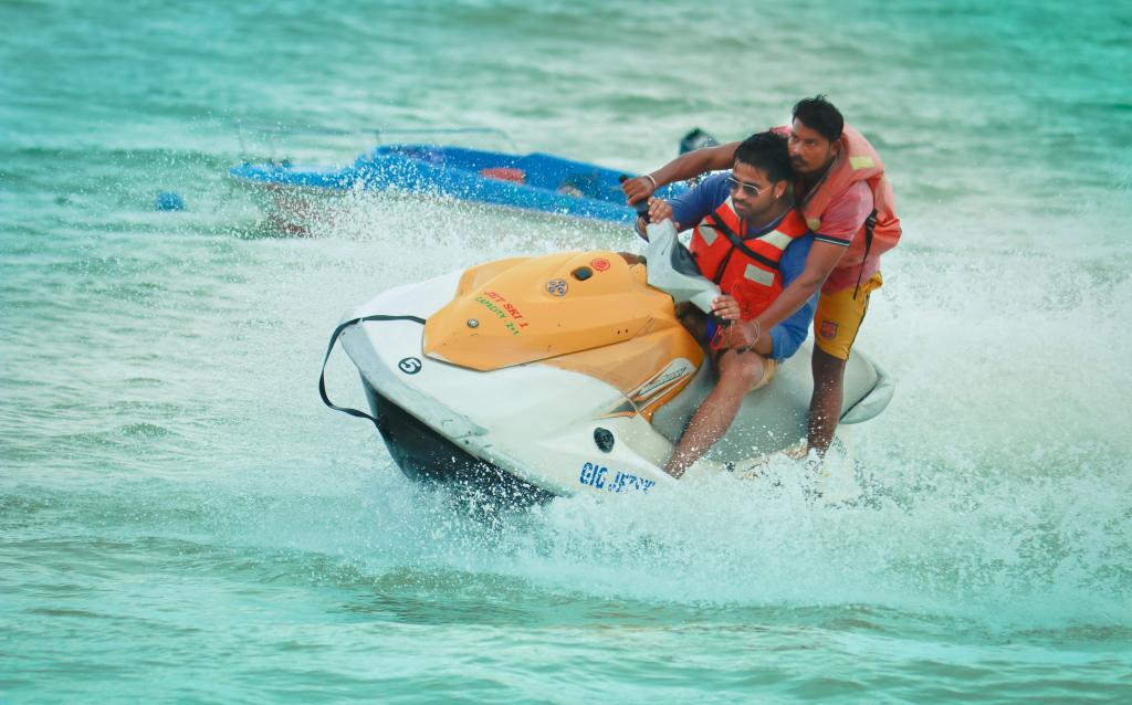 Jet Skiing carbyn cove beach